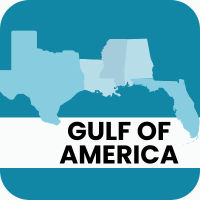 Gulf of America, formerly the Gulf of Mexico