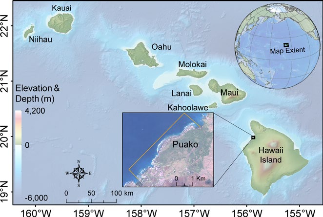 map of Puako